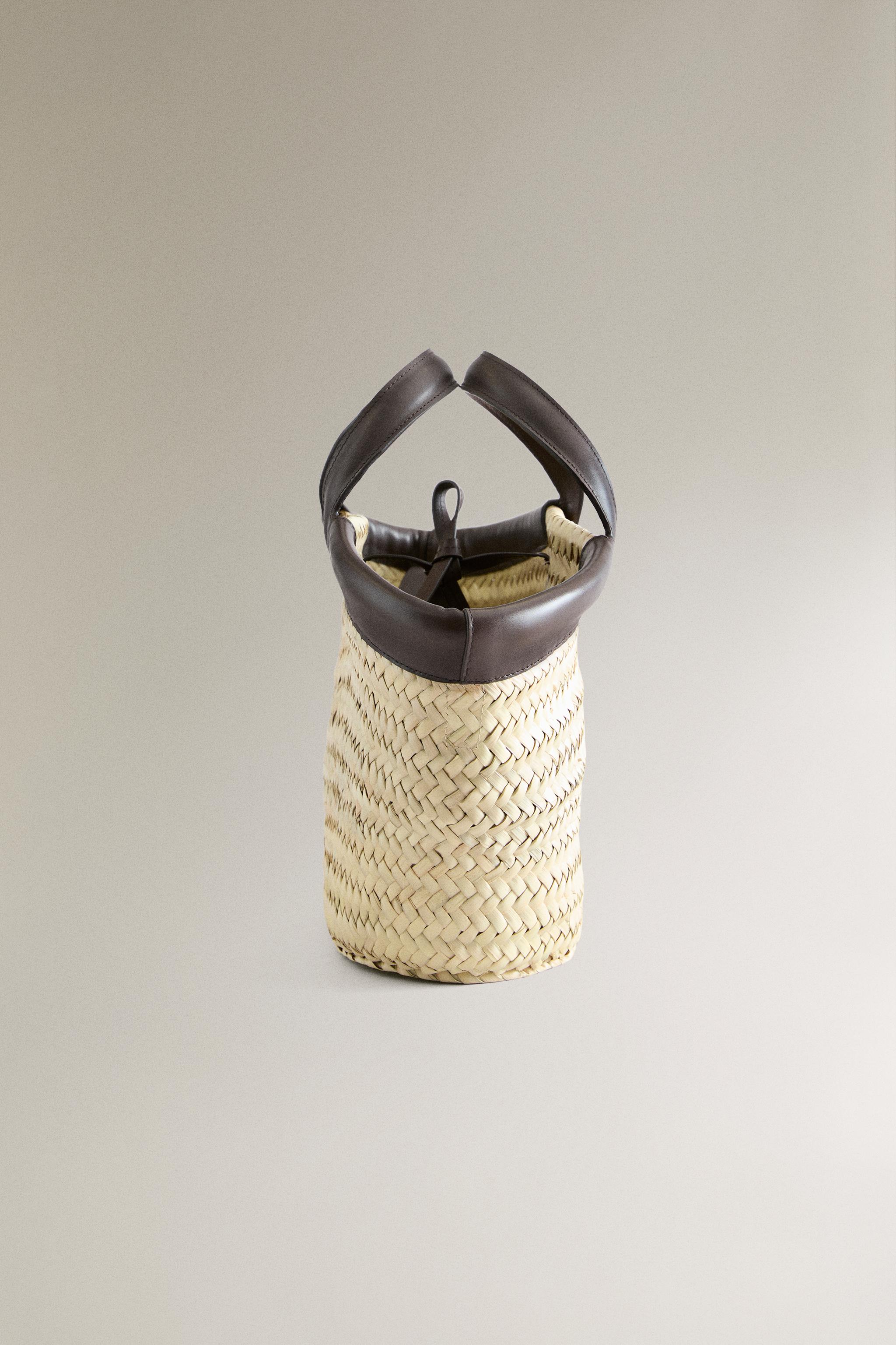 PETIT SAC CABAS DÉTAIL CUIR